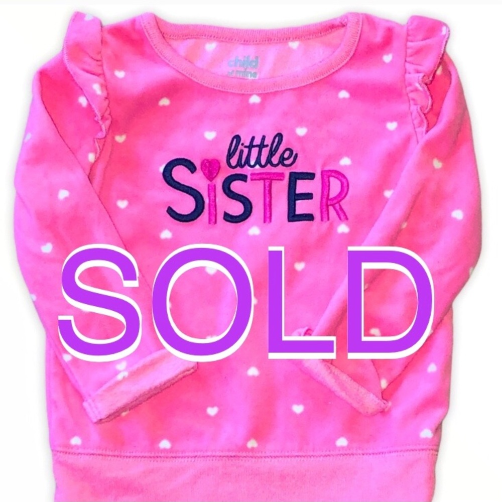 “Little Sister” ruffled top